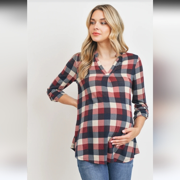 Hello Miz Medium Maternity Top - Picture 2 of 7